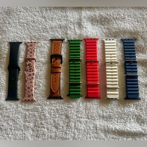 Apple Stylish Ocean Watch Band Men/Women - Generic Leather 49mm & 38/40/41 Band